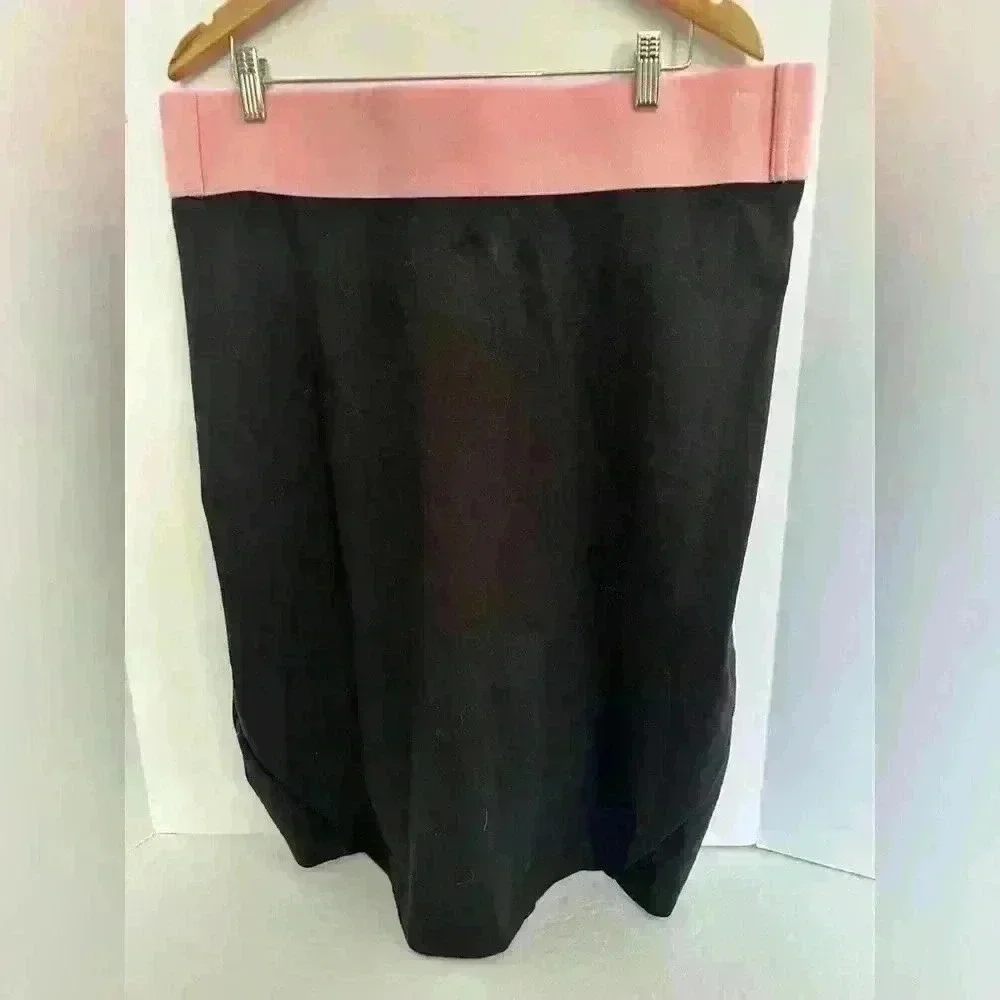 Cute casual knit skirt with wide waistband - Picture 3 of 12